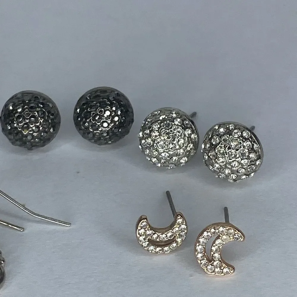 Bundle (6) Sparkly Shimmery Earrings